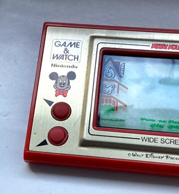 Vintage 1981 GAME & WATCH - MICKEY MOUSE MC-25 - LCD Game (Very Good Condition)