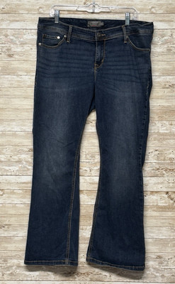 Torrid Jeans Luxe Slim Boot Womens 16 Short Super Stretch Boot Cut Denim