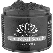 Charcoal Body Scrub, Moisturizing and Exfoliating Face & Foot Scrub, Organic ...