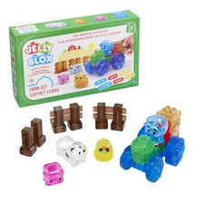 JELLY BLOX – Farm Set, Sensorisch Speelgoed voor Kinderen vanaf 2 Jaar, Bouwset