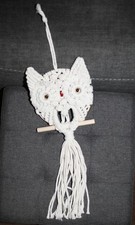 Macrame Owl Dreamcatcher Hanging Wall Art Vintage Hippie Chic Decor