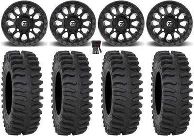 Fuel Vector MB 14'' Wheels 30'' XT400 Tires Can-Am Defender