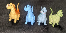 Horned Dragon Dinosaur Dungeon  Dragons Monster Vintage Figures Lot of 4