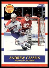 1990-91 Score American ANDREW CASSELS #422 Montreal Canadiens NHL Prospect RC