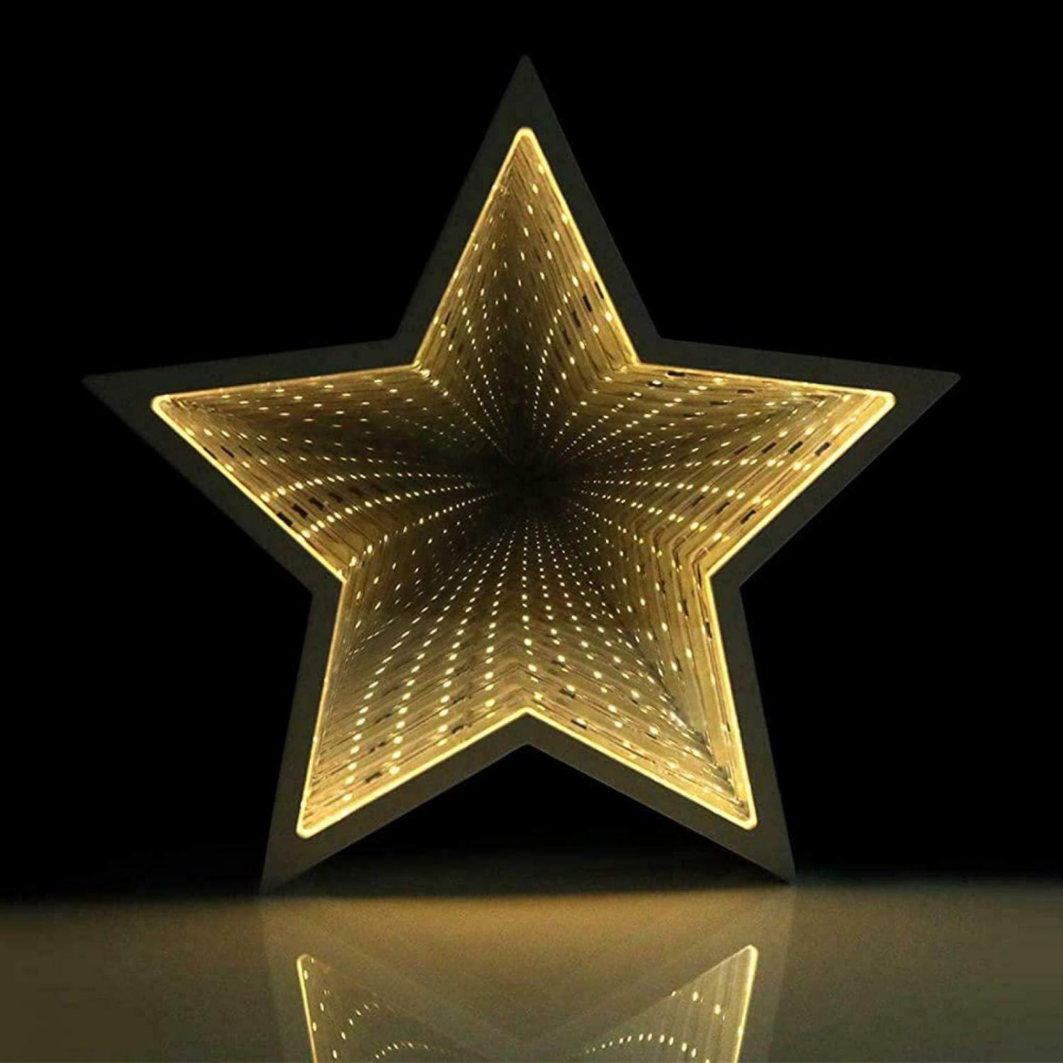 Infinity Mirror Night Lamp LED Star Tunnel Lights 3D Infinity Mirror Light for