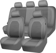 Juego completo de fundas para asientos de coche de piel sintética