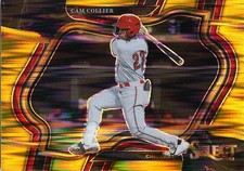 Cam Collier 2023 Select Diamond Level GOLD Flash Prizm Cincinnati Reds 2/10