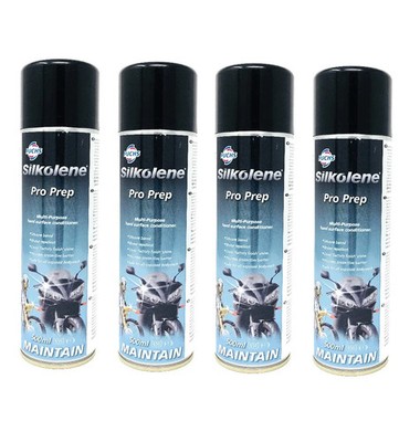 FUCHS SILKOLENE PRO PREP 4x500ml Glanzschutzspray Pflege Spray Motorrad