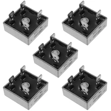 5Pcs KBPC2504 2504 Bridge Rectifier Diode, Single Phase,Full Wave 25 Amp 400 Vol
