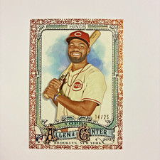 2025 TOPPS ALLEN & GINTER RECE HINDS RC #126 RED FOIL PARALLEL #'D 14/25 MINT !