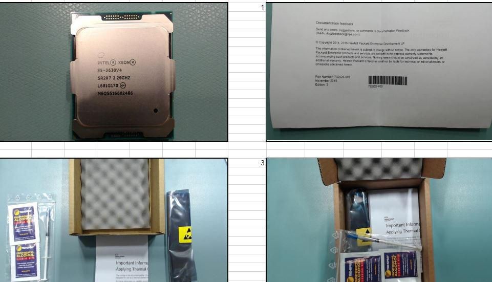 Hewlett Packard Enterprise 850378-001-RFB CPU: 2.2GHZ E5-2630V4