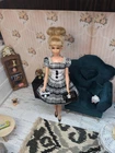 Vintage Barbie / Francie Clone Outfit - Dress, Skinny Pumps, Clutch, Camera