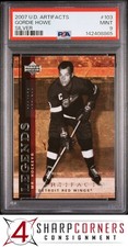 2007 UPPER DECK ARTIFACTS SILVER #103 GORDIE HOWE HOF #/100 POP 2 PSA 9