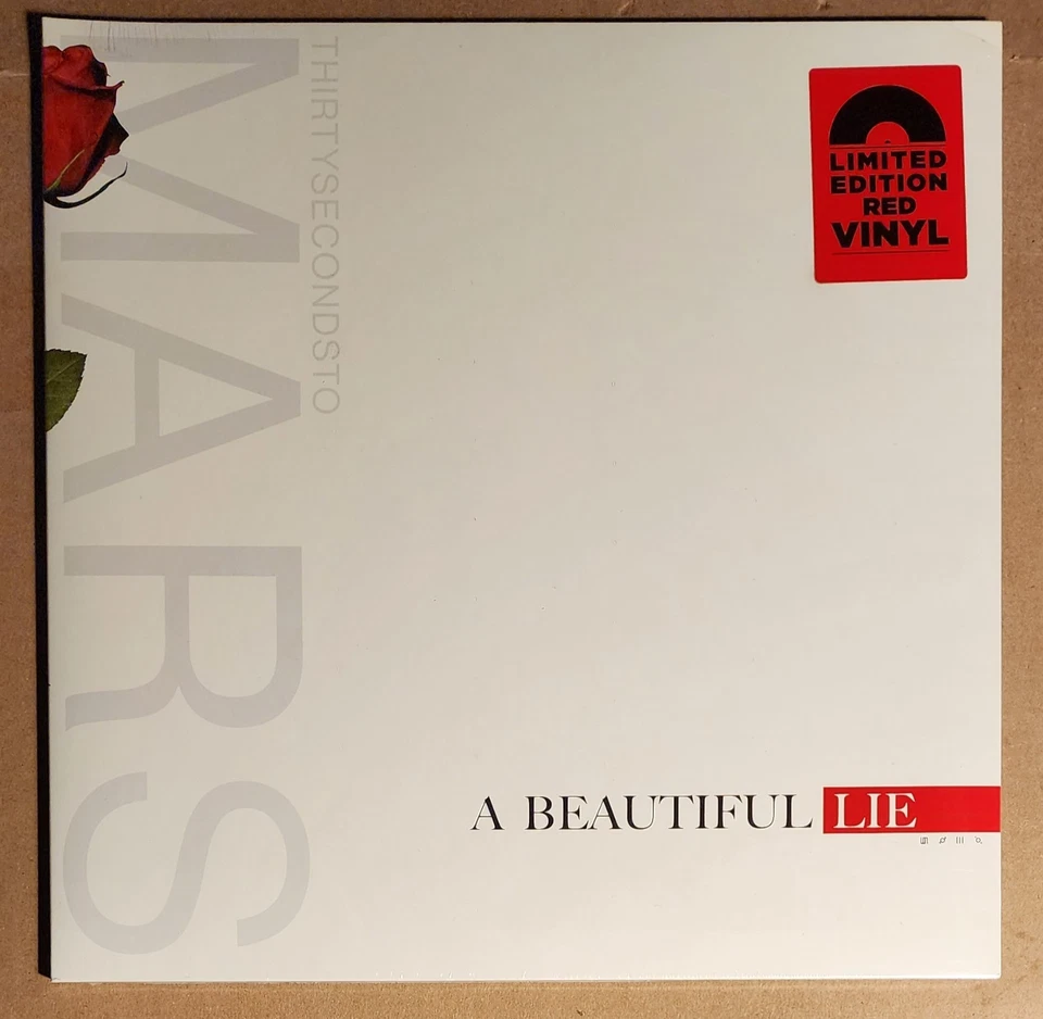 Thirty Seconds To Mars: A Beautiful Lie - New 1 LP Limited Edition Red Vinyl  - Image 2 of 3