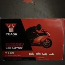 Yuasa YTX9 12V 8Ah AGM Motorcycle Battery