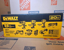 DEWALT DCK880 20V MAX Brushless 8-Tool Combo Kit Battery Yellow/Black Tool Only