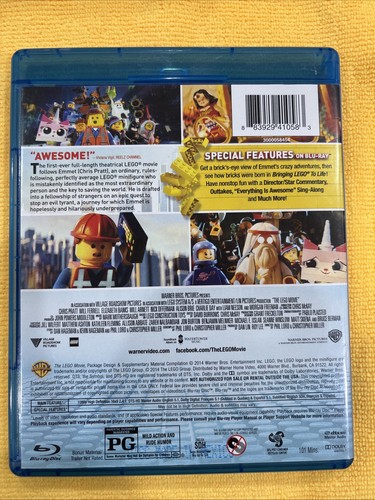 THE LEGO MOVIE (Blu Ray 2014) *Buy 4 Get 10 Free* - Picture 2 of 3