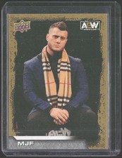 MJF #3 Gold 2022 Upper Deck AEW *HOT*