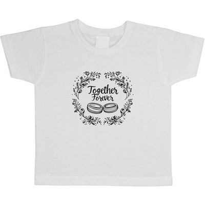 ''Together Forever Eheringe'' Kinder / Kinder T-Shirts Baumwolle (TS049506)