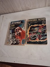 ATOMOS  LIVRE SCIENCES  FICTION  LOT  DE 2      BE     ANDRE  CAROFF  71 ET 1987