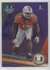 2023 Bowman U Chrome Purple Mini-Diamond Refractor /399 Jahfari Harvey #25 17zi