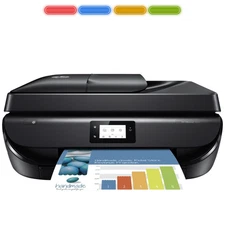 HP Officejet 5255 All-in-One Wireless Inkjet Printer -NEW InK | RENEWED