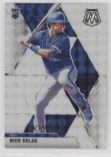 2020 Panini Chronicles Mosaic White Prizm 14/25 Nick Solak #45 qf6