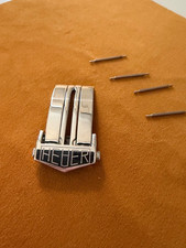 Boucle Déployante HEUER Heritage 23 mm – Neuve/Rare – Modèle Large + 4 Barrettes