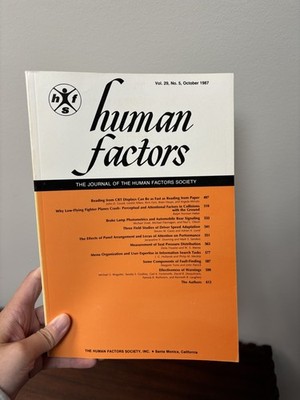 Human Factors V29 N5