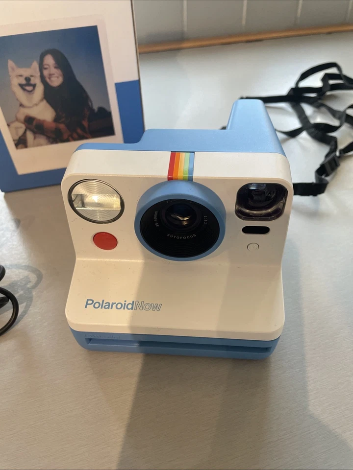 Polaroid Now I Type Autofocus Instant Camera White Accurate Flash Self Timer Box - Image 3 of 4