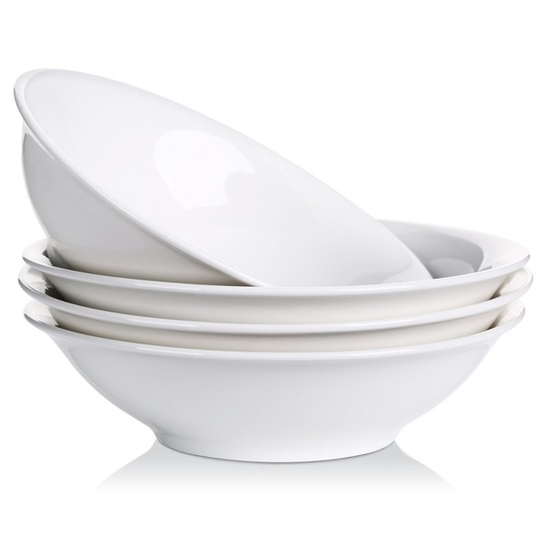 SalatschüSsel Keramik Weiß Servierschale Porzellan Salat Pasta SchüSsel 1300ML-image