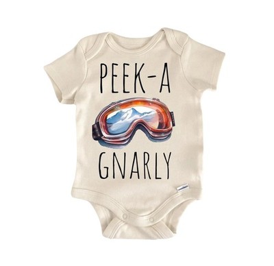 Snowboarding Snowboard Newborn Baby Onesie  Bodysuit