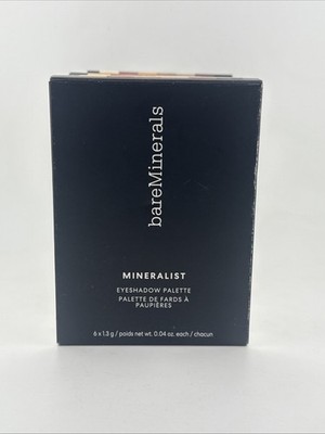 bareMinerals Mineralist 6-Color Eyeshadow Palette   New in Box   Choose Shades