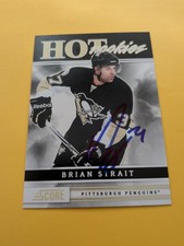 Brian Strait Signed Pittsburgh Penguins Rookie Card A. rookie card picture