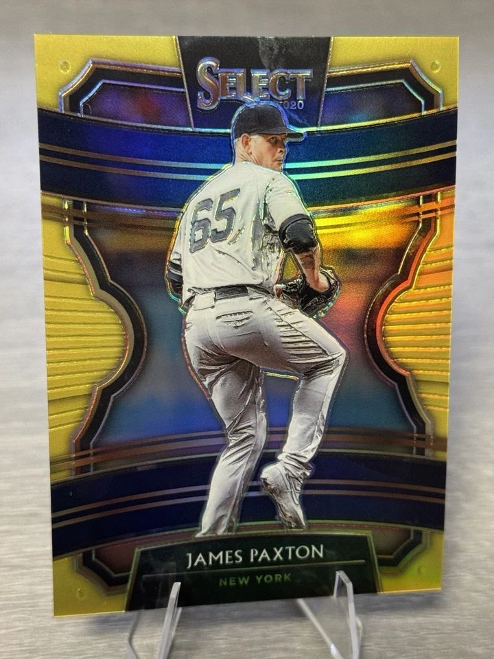 🇨🇦🍁⚾️ДЖЕЙМС ПАКСТОН 2020 Panini Select Gold Prizm SP /10 #BIG MAPLE!!!⚾️🍁🇨🇦 - Изображение 2 из 4