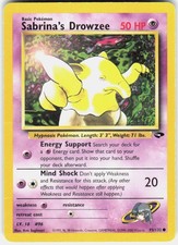 Pokemon TCG Sabrina's Drowzee Gym Challenge 95/132 Common MP