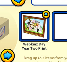 Webkinz Classic RARE Retired Webkinz Day Year 2 Print Group Photo Online Item