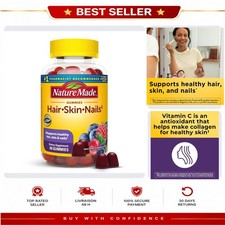 Nature Made Biotin Gummies 2500 mcg Hair Skin...