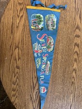 Antique Silver Springs Florida Pennant