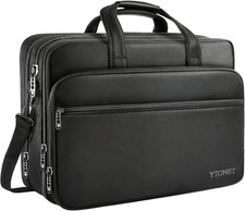 Laptop Briefcases for Men, 17 Inch Expandable Briefcase Laptop Bag