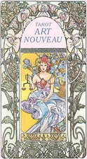 Art Nouveau Tarot by Antonella Castelli Paperback Book