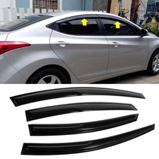 For Hyundai Elantra 2011-2016 Side Window Vent Visor Sun Rain Guards Deflector