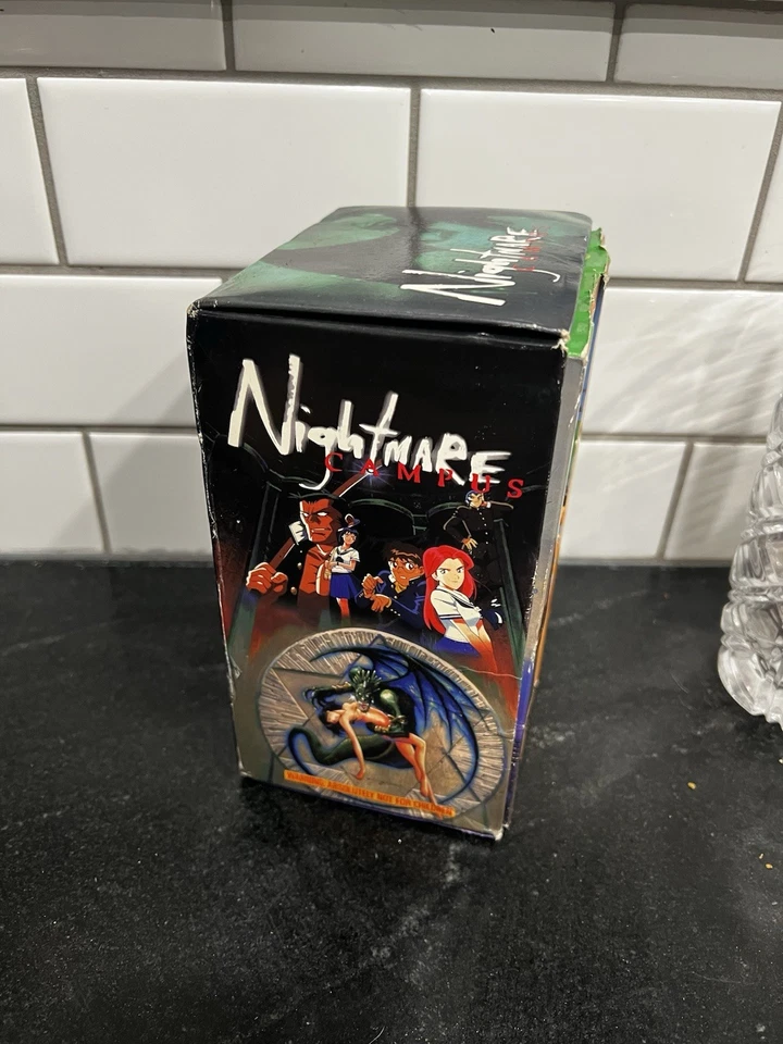 Nightmare Campus Rare 5 VHS Box Set Japan Anime 1998 Erotic Adventure  - Image 3 of 4