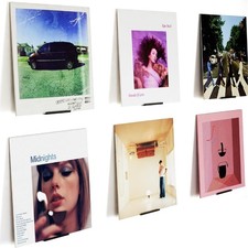 Vinyl Record Display Shelf Wall Mounted Floating Album Holder Storage 6 PCS