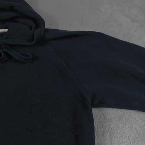 Polo Ralph Lauren Sweater Boys XL Blue Hoodie Waffle Knit Pullover Preppy Casual - Picture 3 of 7