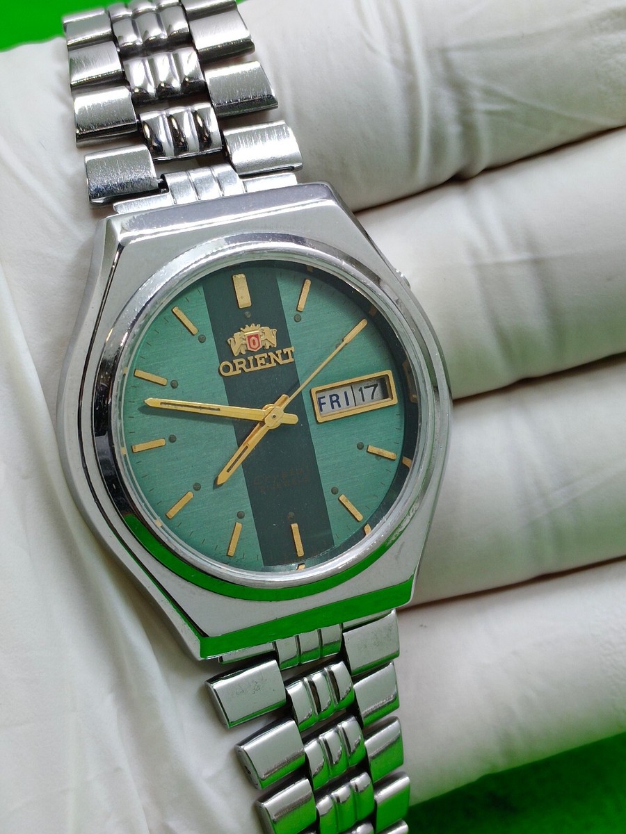 超レア　ORIENT　Crystal　自動巻　デイデイト Vintage Orient Crystal Automatic Day/Date 21 Jewels Japan