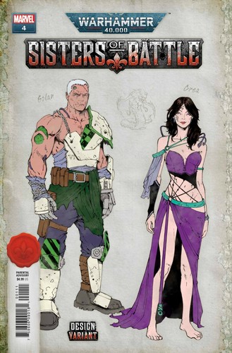 Warhammer 40k Sisters Battle #3-4 | Portadas seleccionadas | Marvel Comics casi nuevo 2021 - Imagen 2 de 21