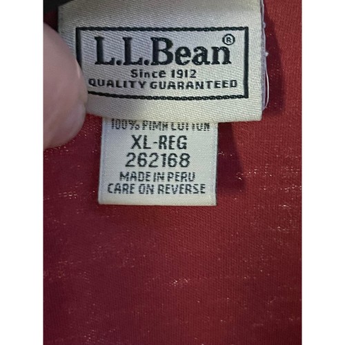 L.L.Bean Pima Cotton Polo Shirt Classic Fit Casual Top XL - Picture 3 of 4
