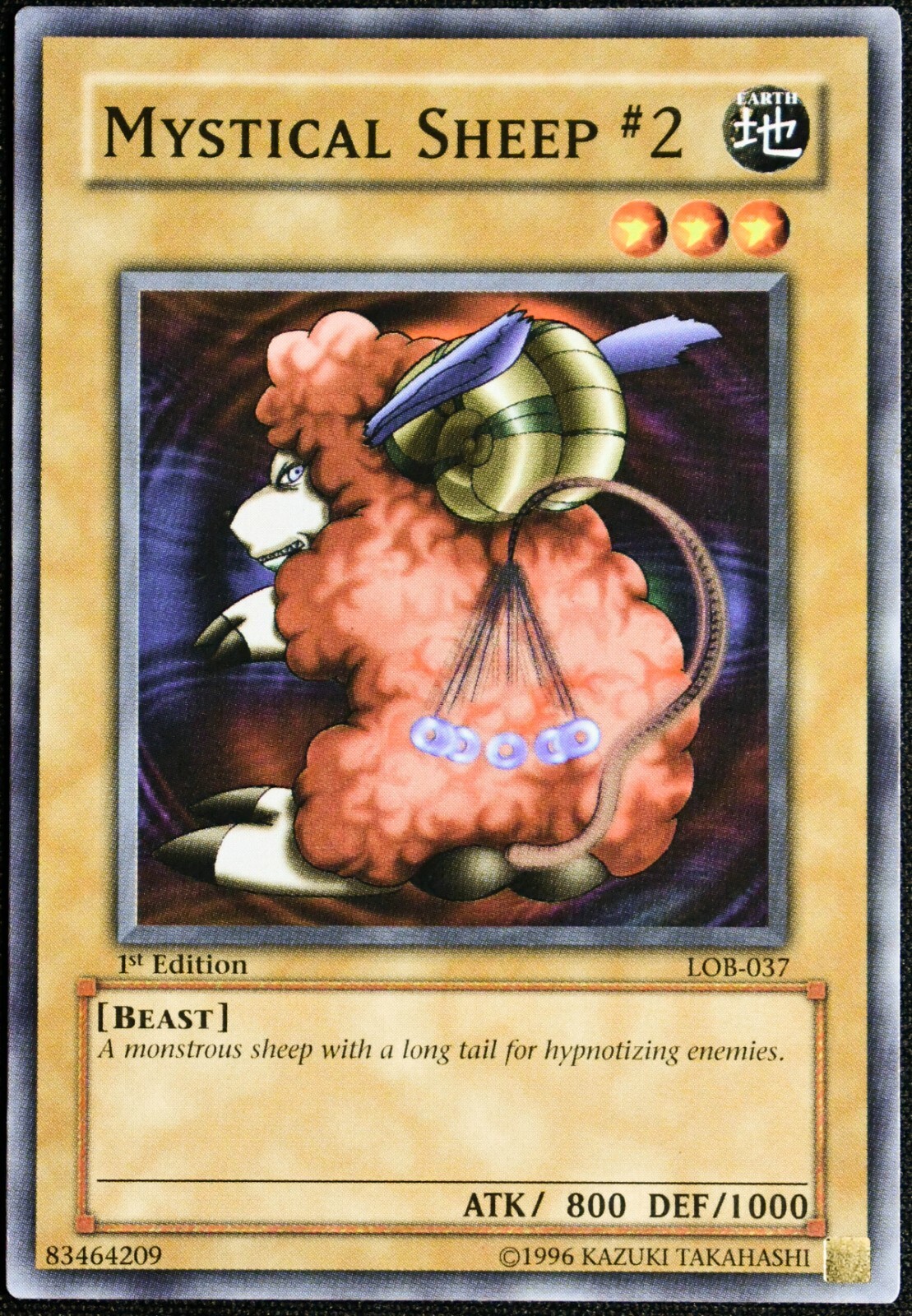 Mystical Sheep #2 LOB-037 The Legend of Blue Eyes White Dragon 1st