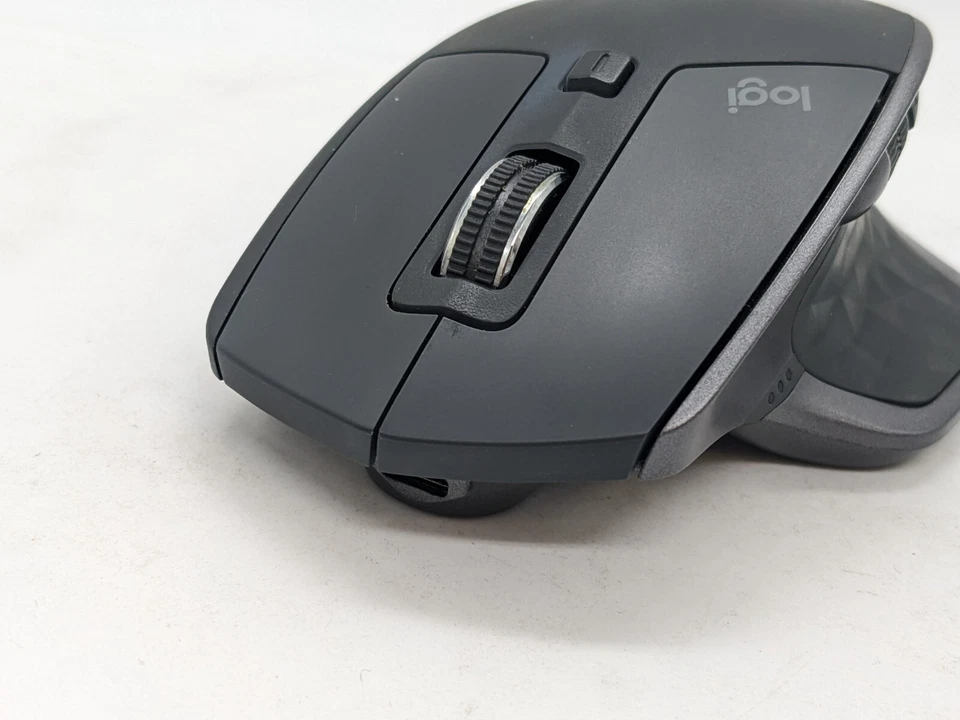 Logitech MX Master 2S mouse wireless Bluetooth grey for PC computer - Image 3 of 4